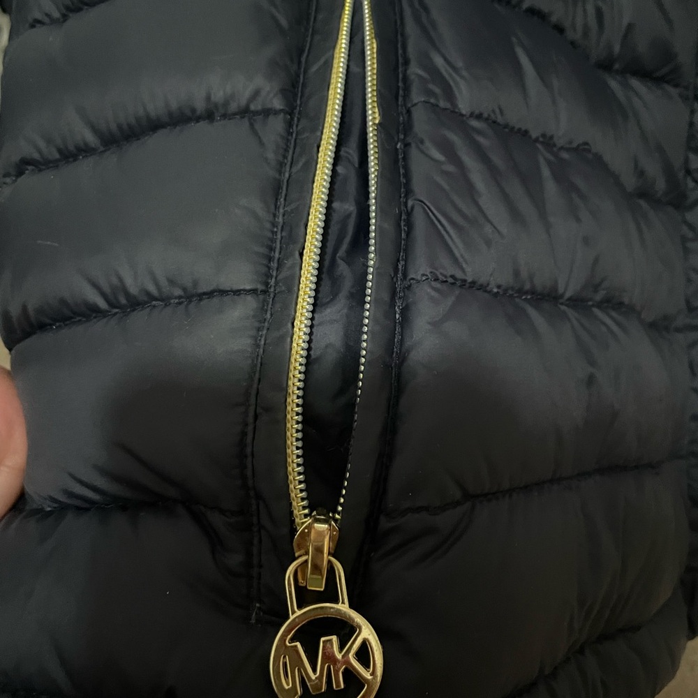 Michael Kors Dark Blue Puffer Jacket - Picture 6 of 8